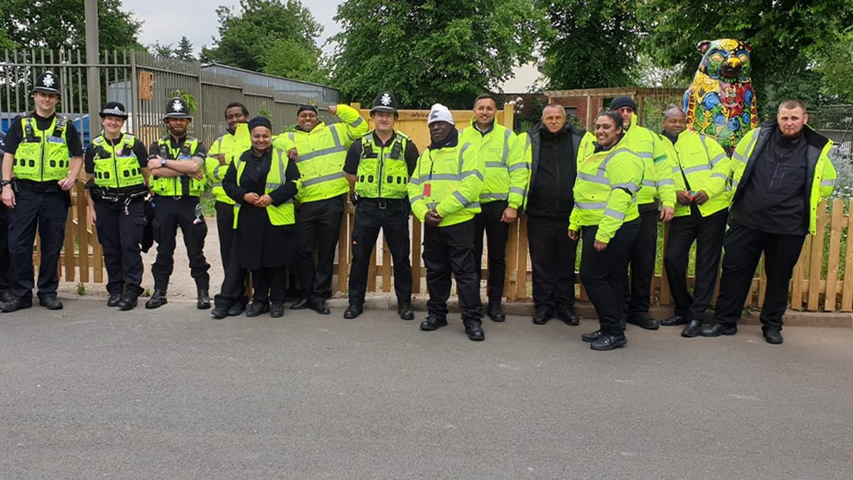 Security Guards UK team of SIA licensed officers on shift at a client site